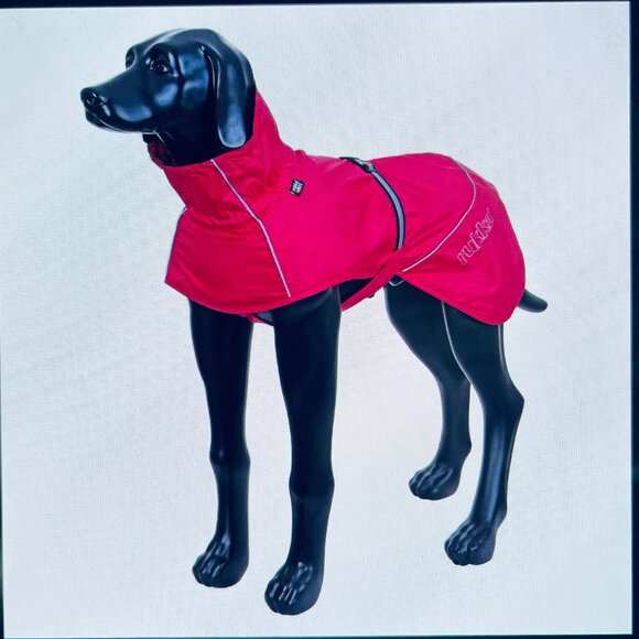 RUKKA HASE PINK DOG RAINCOAT 50-55 - Picture 1 of 7